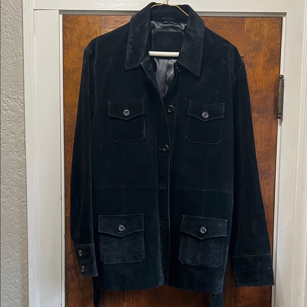Dickies Black Leather Jacket